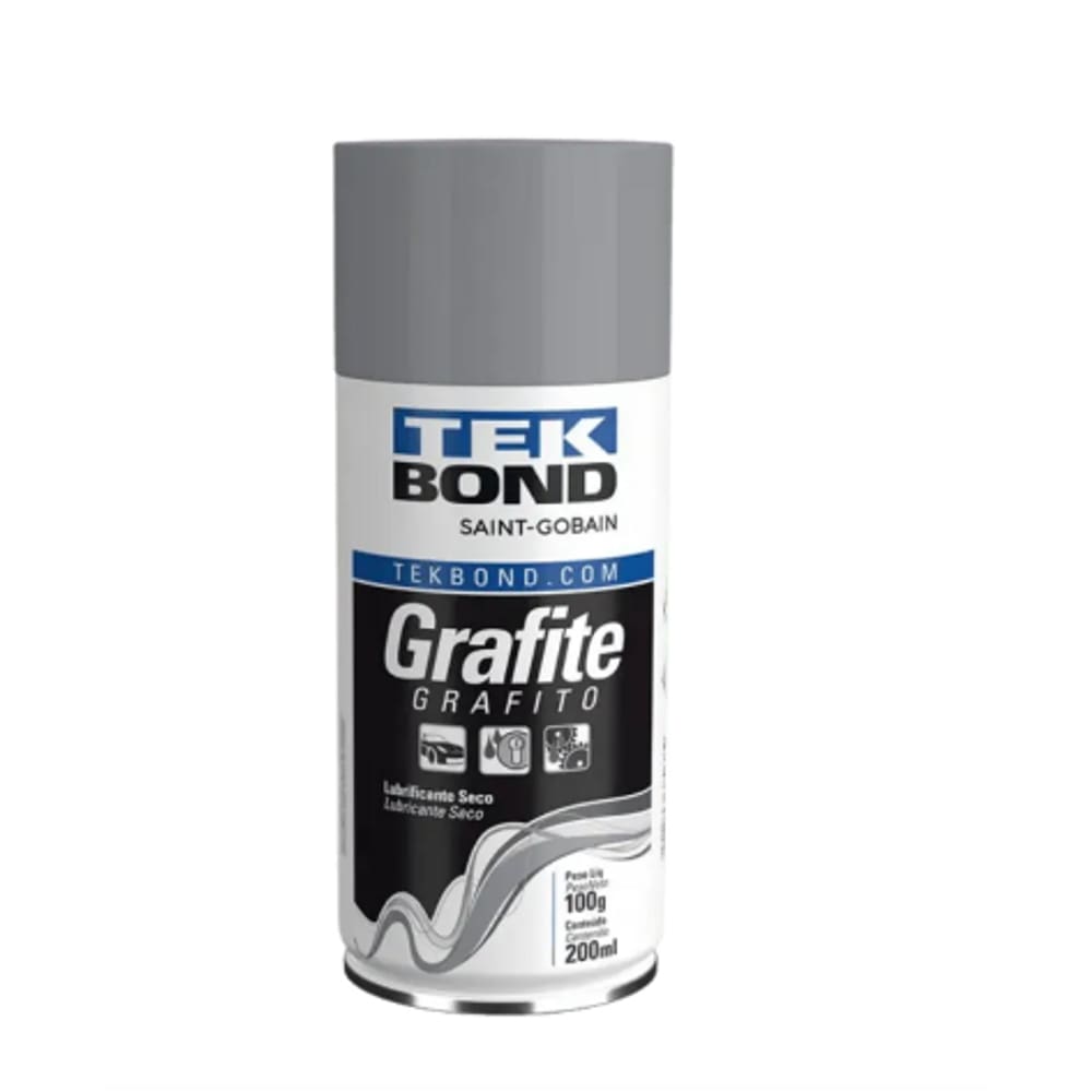 Grafite Spray Seco 100G / 200Ml Tekbond
