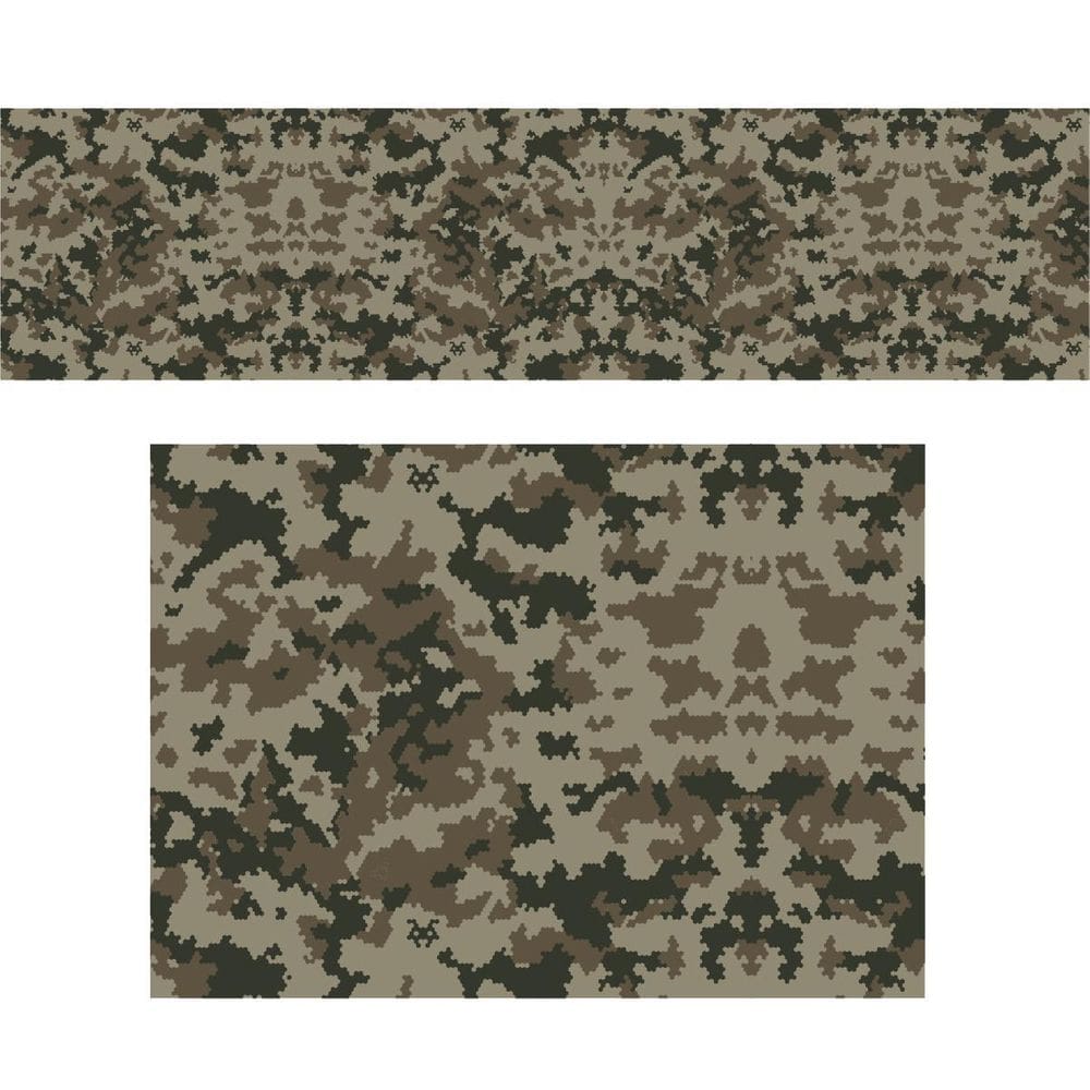 Adesivo Camuflado - Exército Camoflauge Texture Verde 200X50