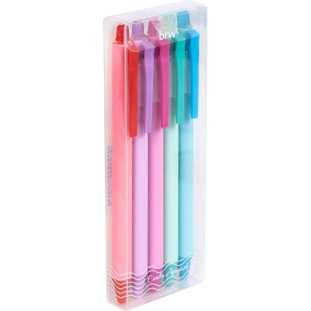 Caneta Gel Retrátil Gel Apagável 0.7mm - Brw