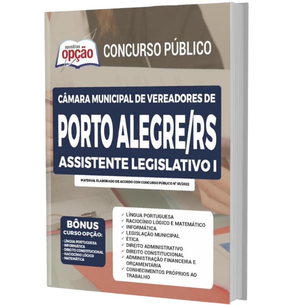 Apostila Câmara Porto Alegre Rs - Assistente Legislativo 1