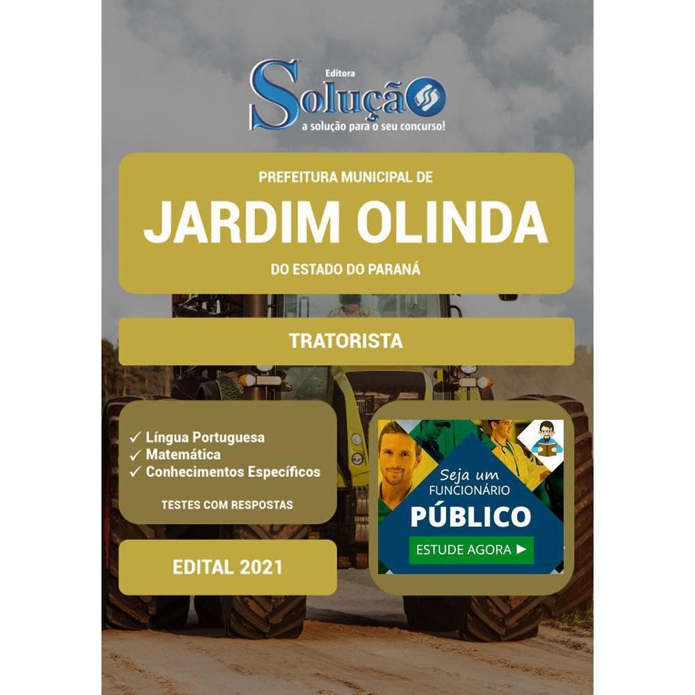 Apostila Prefeitura Jardim Olinda Pr - Tratorista