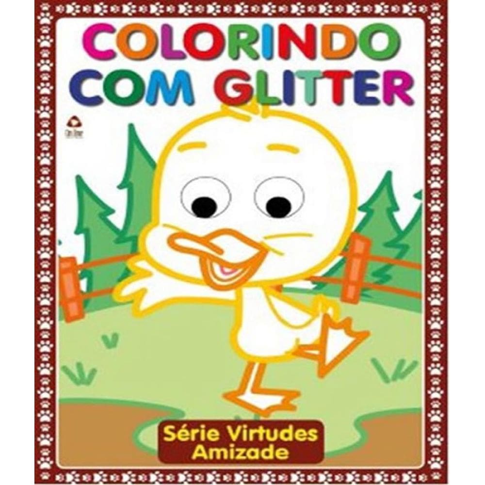 Livro Turminha Da Fazenda, A - Colorindo Com Glitter