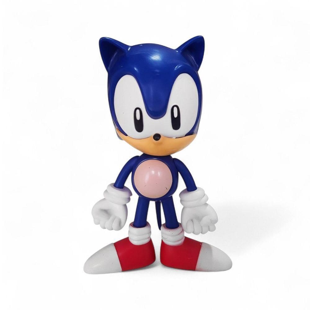 Sonic The Hedgehog Boneco 15cm Articulado Azul Colecionável