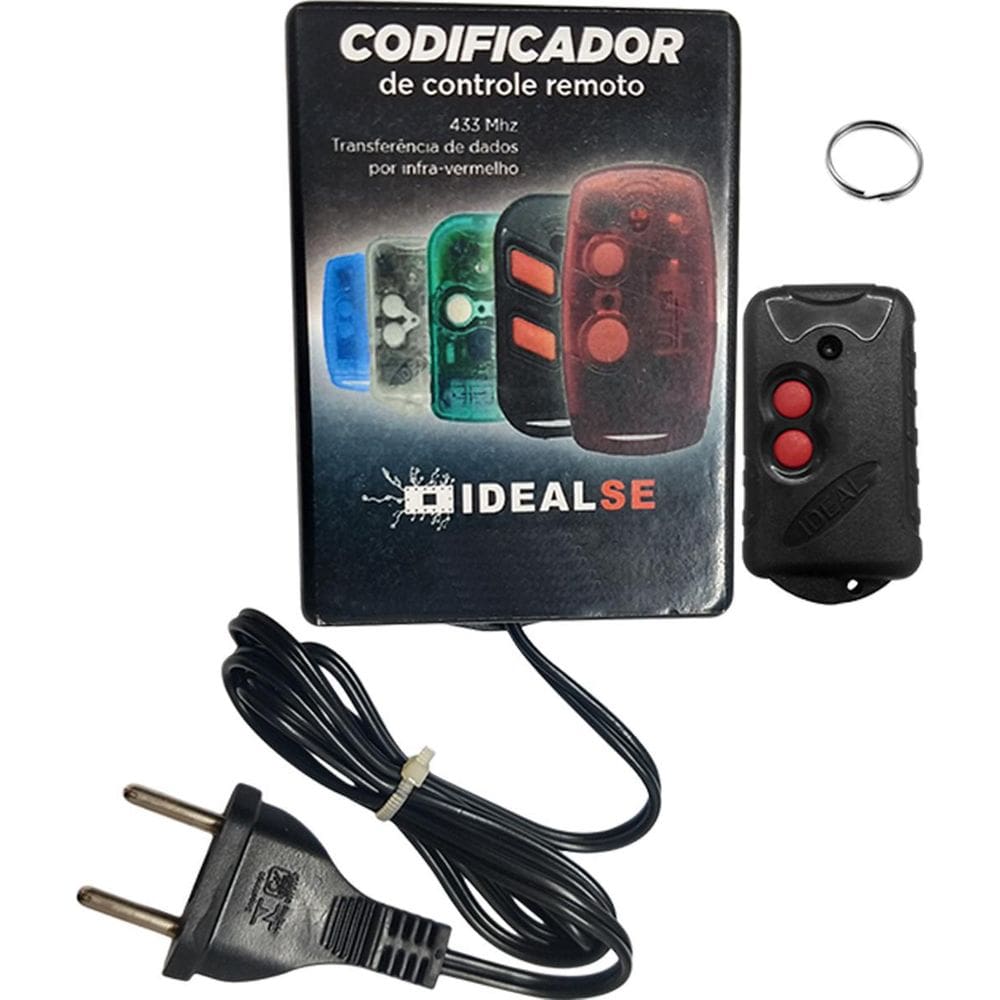 Kit Codificador Idealse A Bateria + 10 Controles Regravável