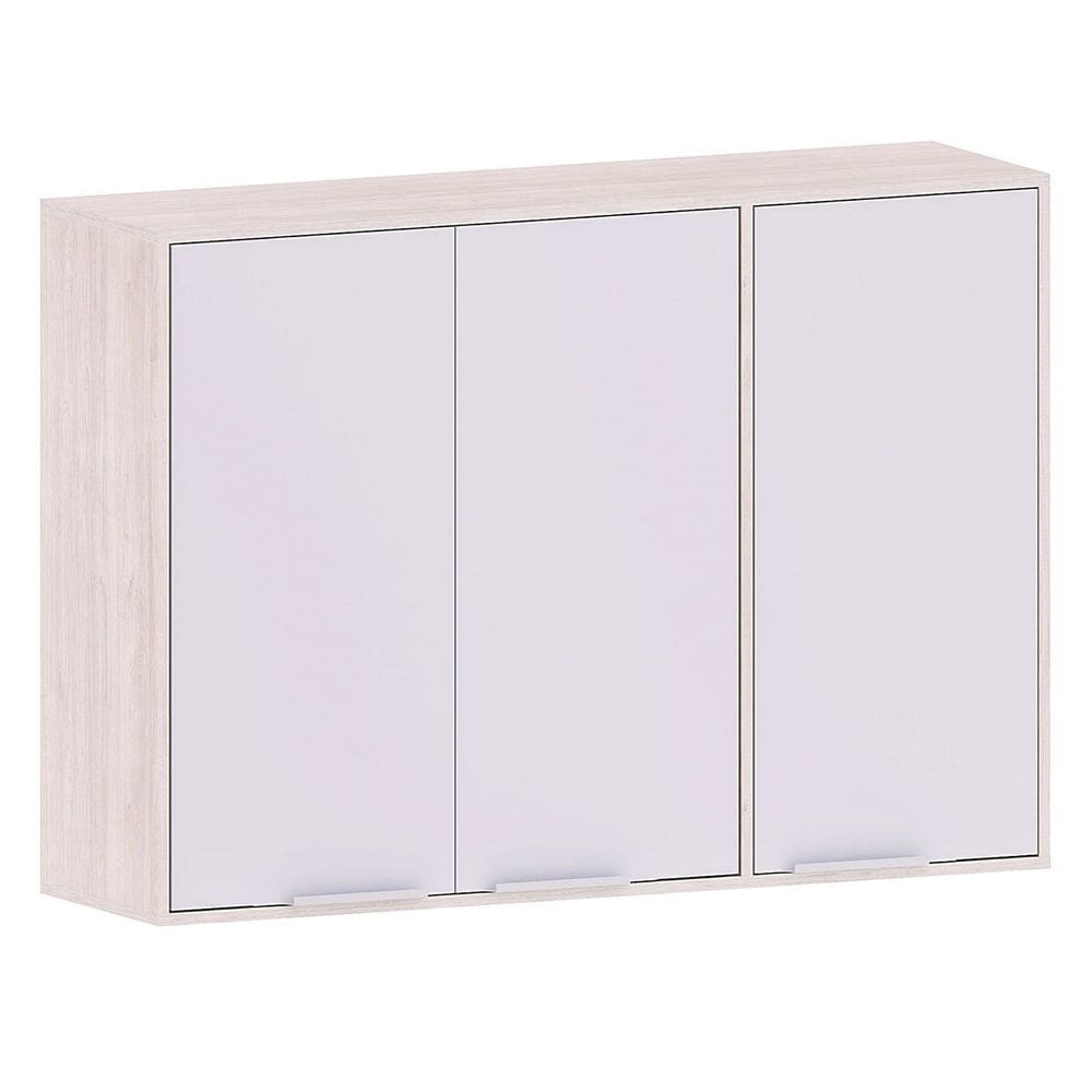 Armário Aéreo para Cozinha 120 cm 3 Portas Atenas