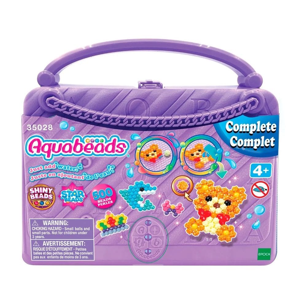 Conjunto Aquabeads Maleta Decoração 500 Peças - Epoch Magia