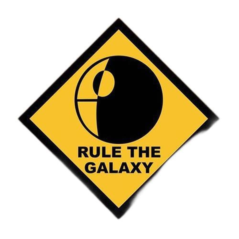 Placa Decorativa Filmes - Rule The Galaxy 36X36