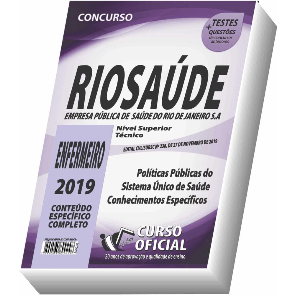 Apostila Riosaúde - Enfermeiro