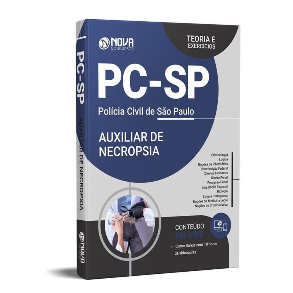 Apostila Concurso Pc Sp - Auxiliar De Necrópsia