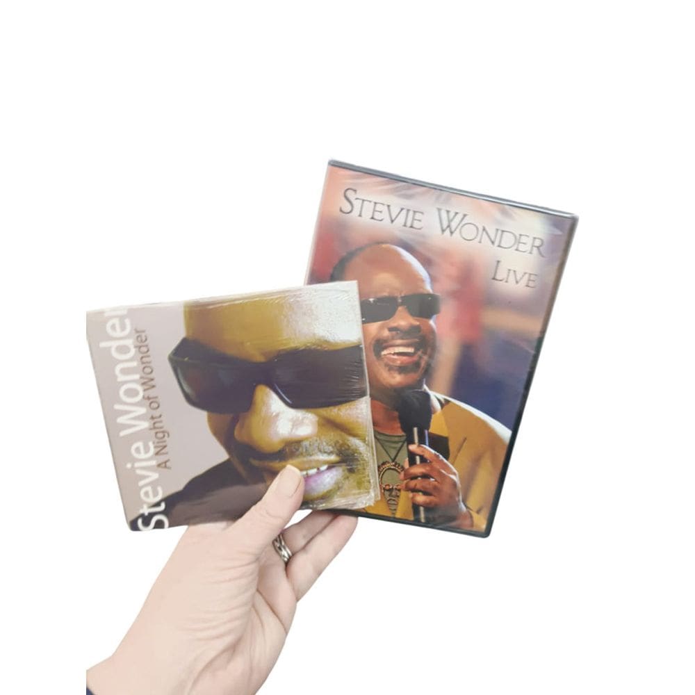 Dvd Stevie Wonder Live / CD A Night of Wonder(Digifile)