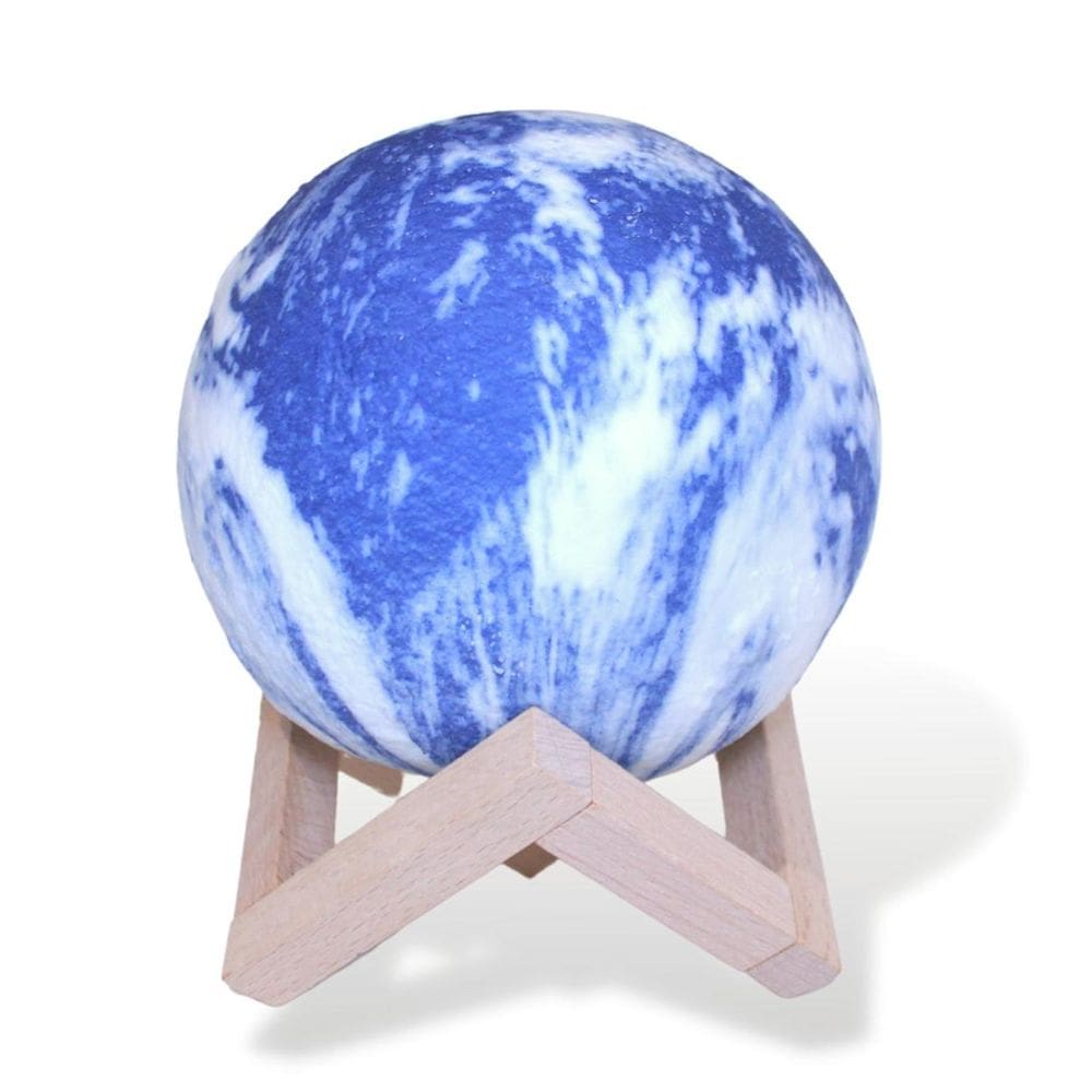 Luminaria PlanetaGalaxia 3d Usb Com Controle RGB Cor Branco