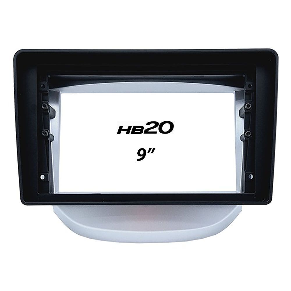 Moldura Painel Multimidia 9 Pol Hyundai Hb20 2012 A 2019