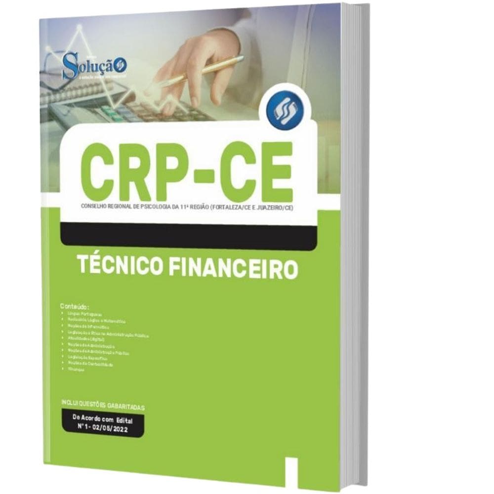 Apostila Concurso Crp Ce 11 Região - Técnico Financeiro
