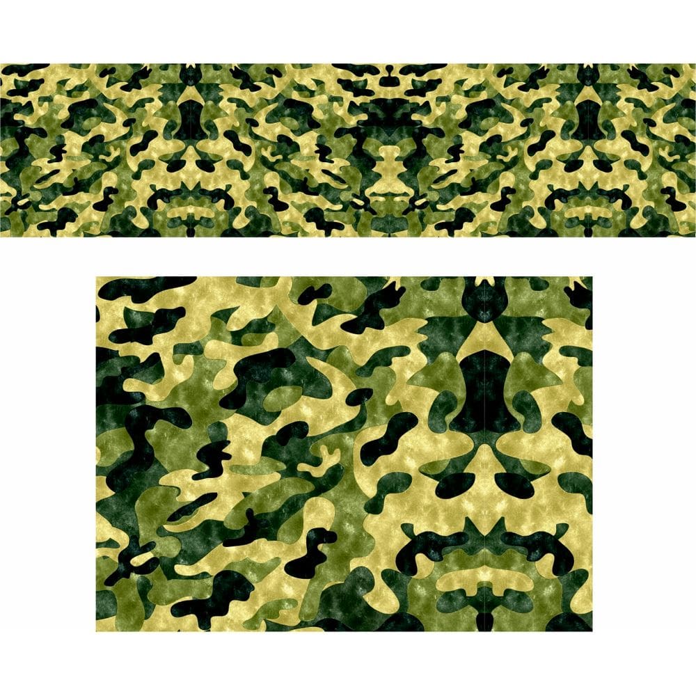 Adesivo Camuflado Militar Camoflauge Pattern Verde 2,00X0,50
