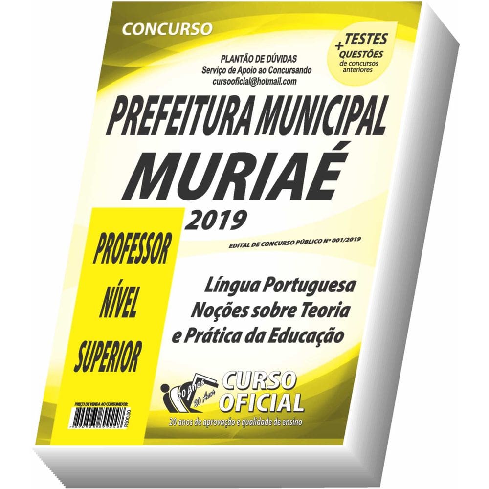 Apostila Muriaé - Professor - Nível Superior