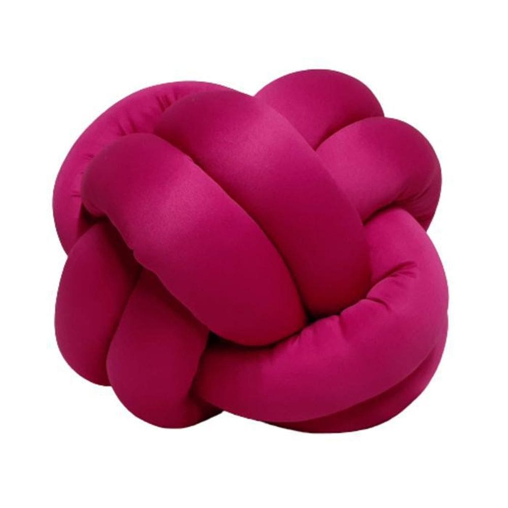 Almofada Nó 32Cm Pink Dê1Toque Artesanal Decorativa