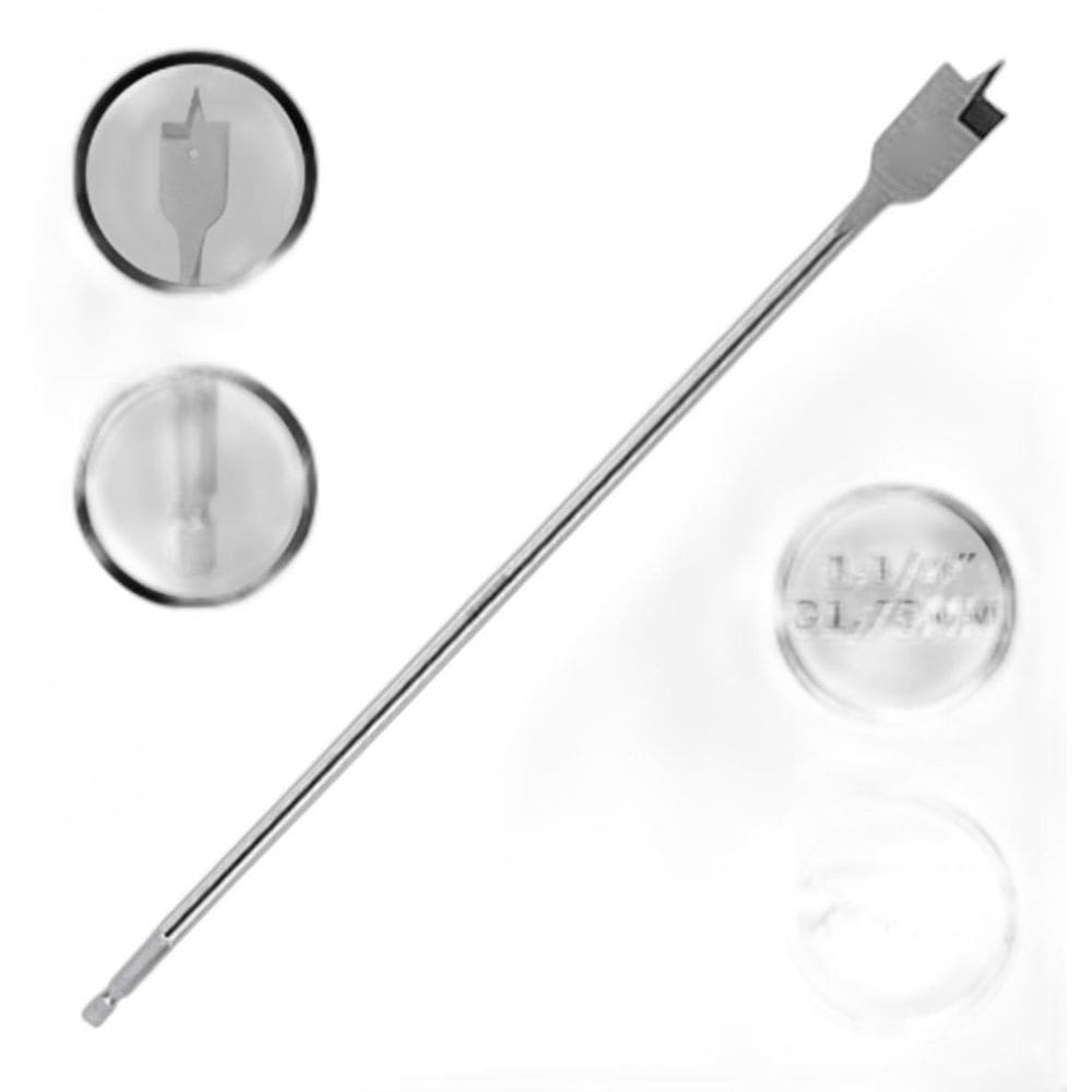 Broca Chata Extra Longa Para Madeira 1.1/4Pol. 31,75 X 406Mm
