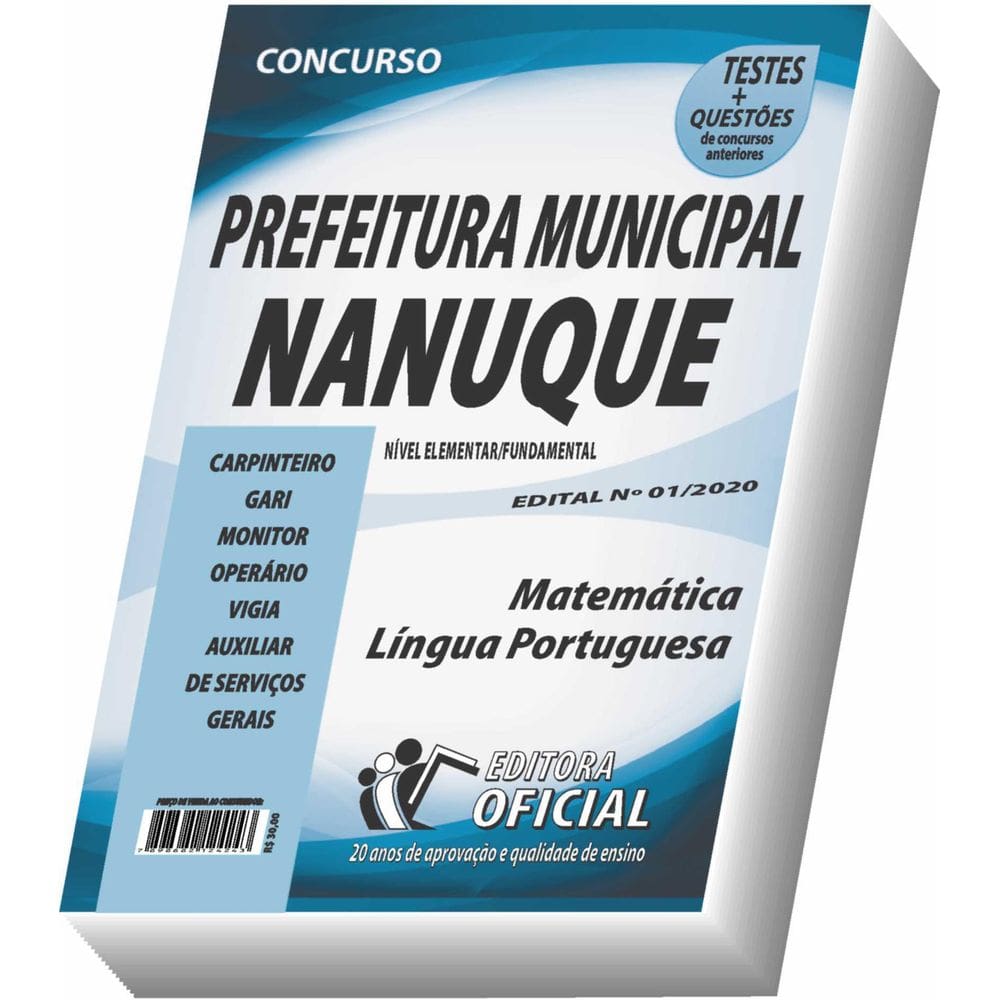 Apostila Prefeitura De Nanuque Nível Elementar E Fundamental
