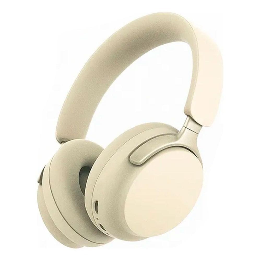 Fone Bluetooth Headfone Wireless Sound Wave K80 Bege Kimaster