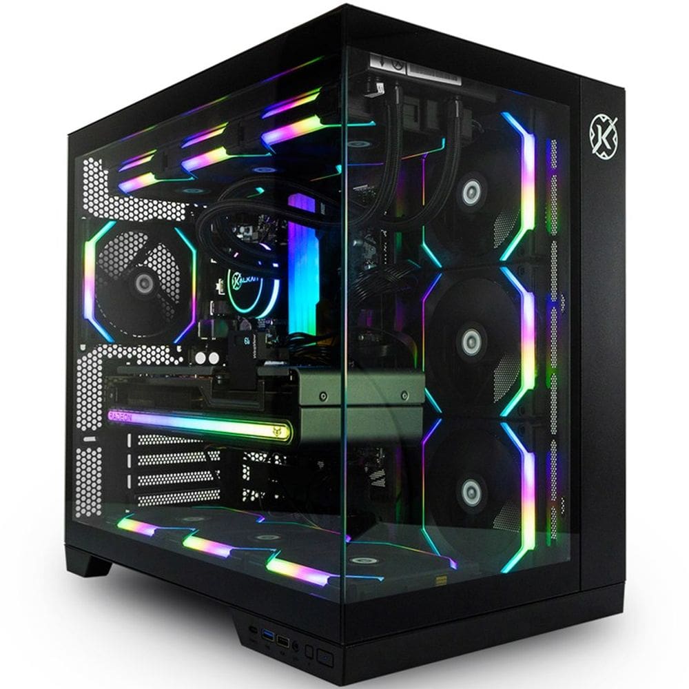 Gabinete Gamer Aquário Kalkan Asgard Preto sem fans