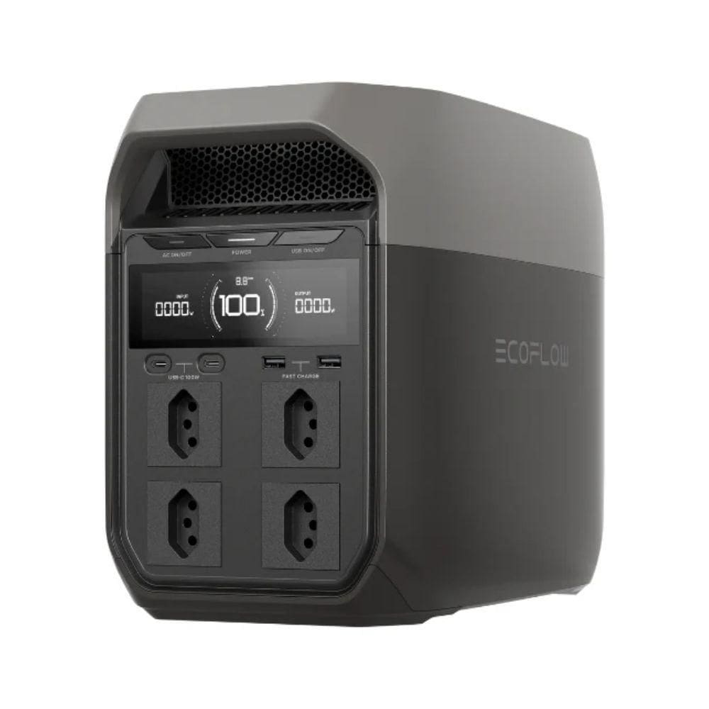 Estação De Energia Delta 3 Portátil 2200w/1024wh Integra 13 Conexões Ecoflow