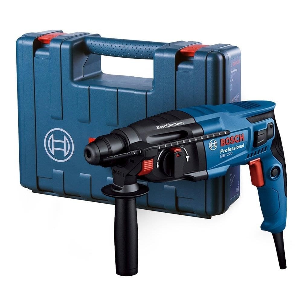Martelete Rompedor Bosch GBH 220 720W com Maleta