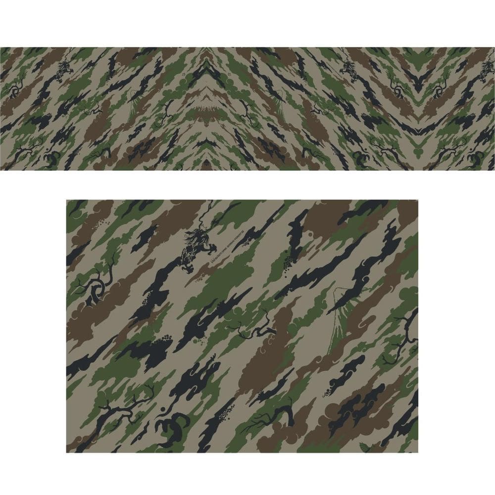 Adesivo Camuflado Árvores Manchas Militar Marrom 2,00X0,50