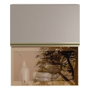 Armário Aéreo 2 Portas Mdf Reflecta Basculante 60cm Proença Nogueira/Nude Prime
