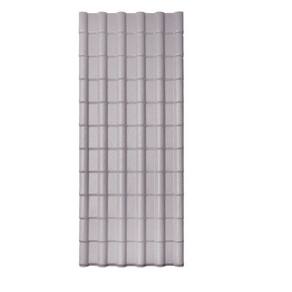 Kit com 15 Telhas Pvc Colonial 3,30m X 0,88m X 1,7mm 6 Ondas Lux Telhas Cinza