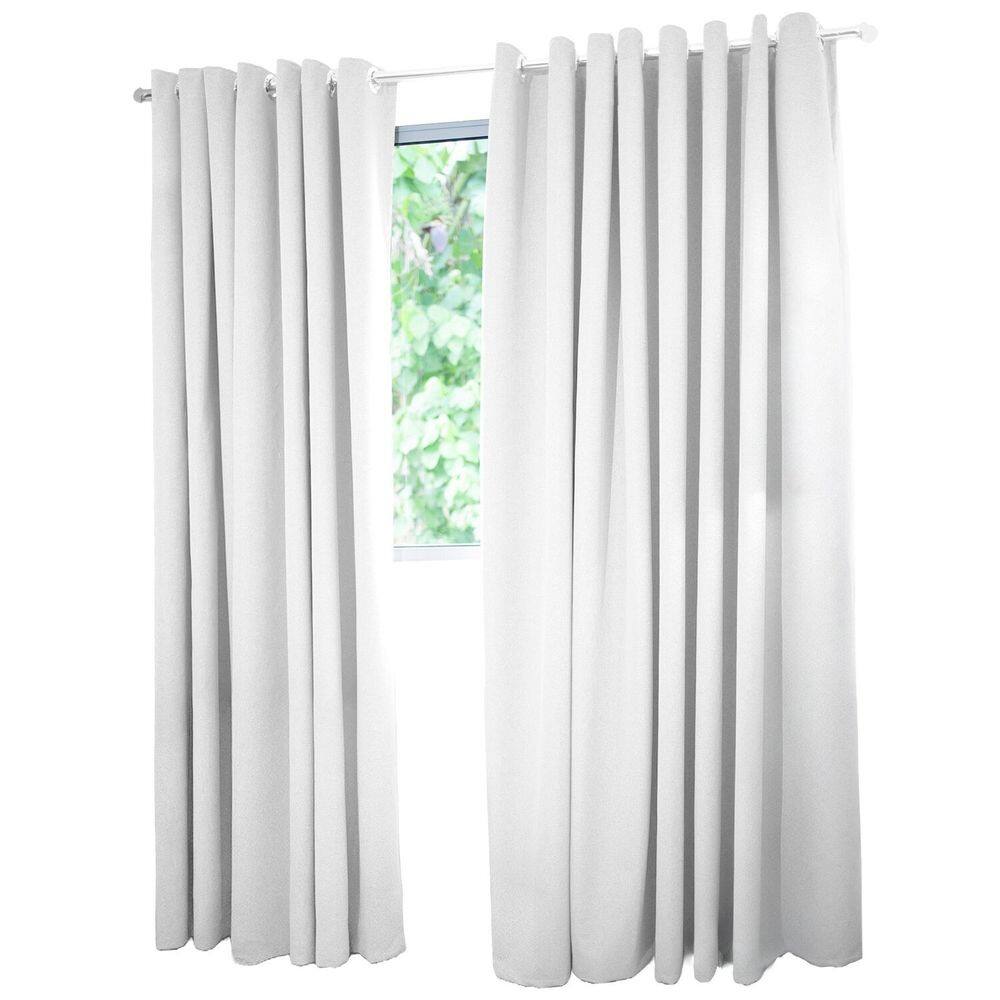 Cortina Tecido Blackout 270cm X 230cm Eclipse Astro Branco