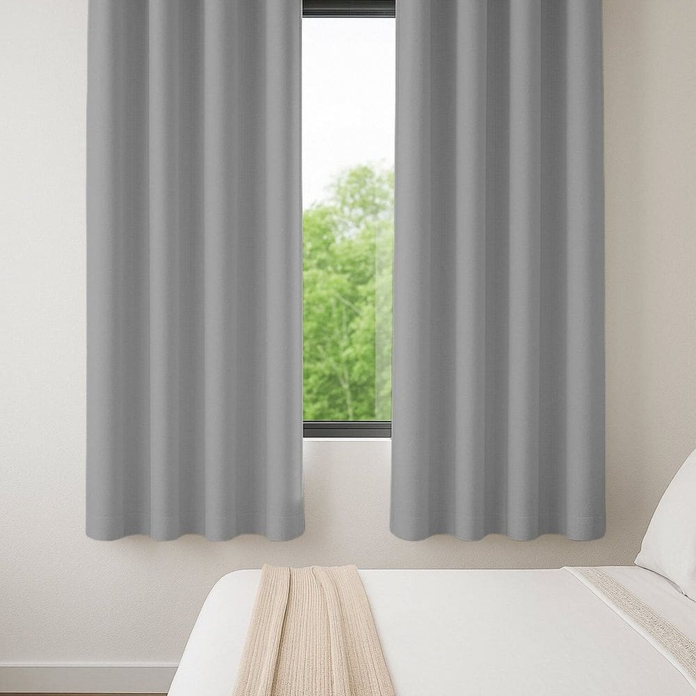 Cortina Tecido Blackout 270cm X 170cm Eclipse Simple Cinza