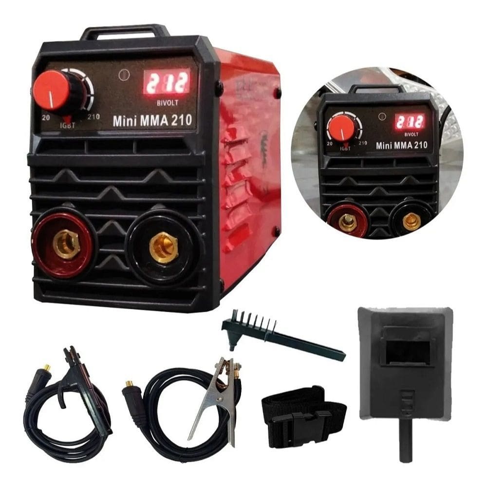 Máquina De Solda Inversora Mini MMA-210 Biv U.S.K.