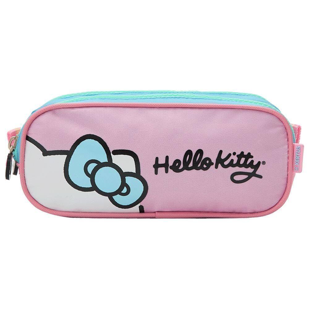 Estojo Duplo Juvenil Hello Kitty Candy Color