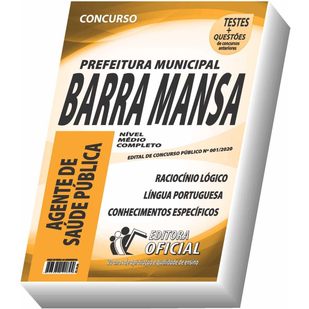 Apostila Prefeitura De Barra Mansa - Agente De Saúde Pública