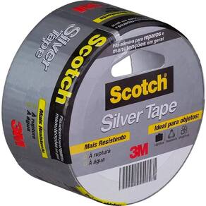 Fita Silver Tape Cinza Alta Resistência 45mm x 5m 3M