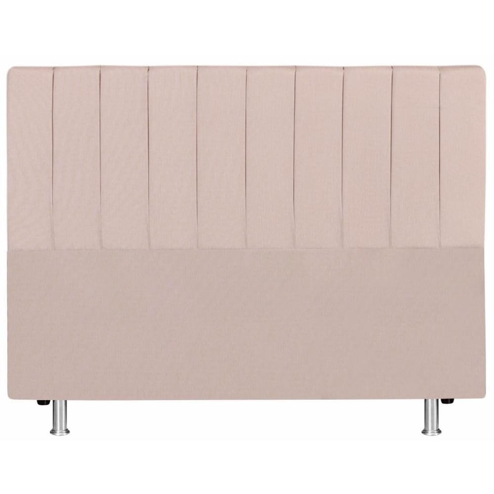 Cabeceira Para Cama Casal 138x110 Linho Bege Keiko Colchões