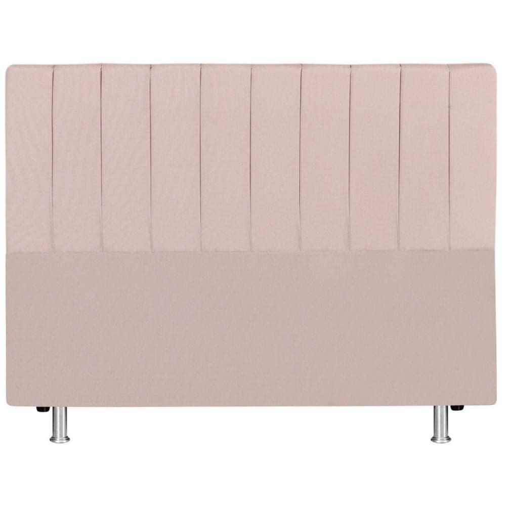 Cabeceira Para Cama Queen 158x110 Linho Bege Keiko Colchões