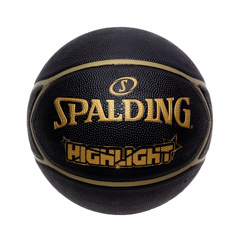 Bola Basquete Spalding Highlight Preta Tamanho 7 Oficial