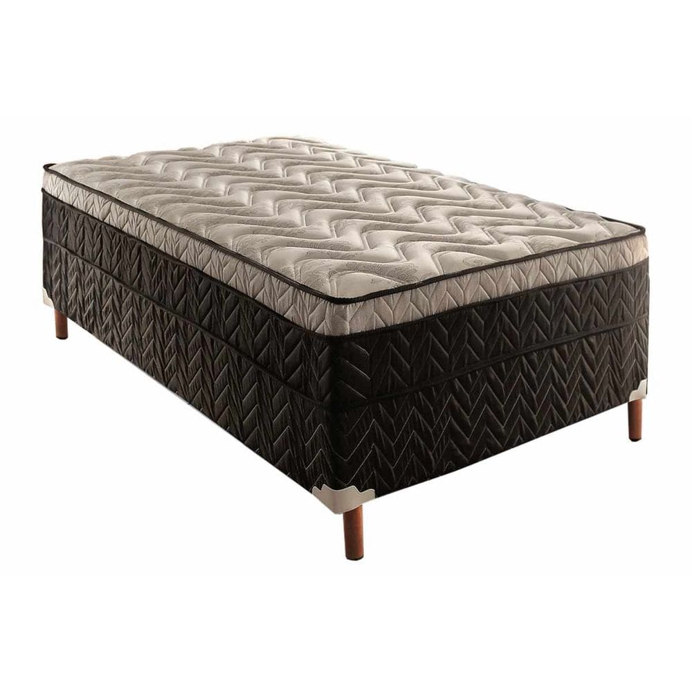 Cama Box Solteiro Paropas D33 Pasquale 88x188x48