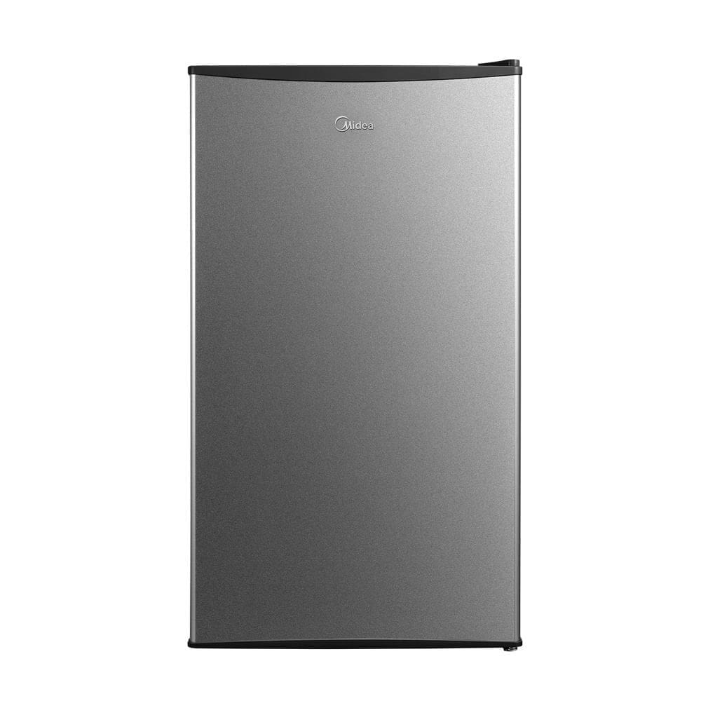 Frigobar Preto porta cor inox Inverter 93L Bivolt Midea