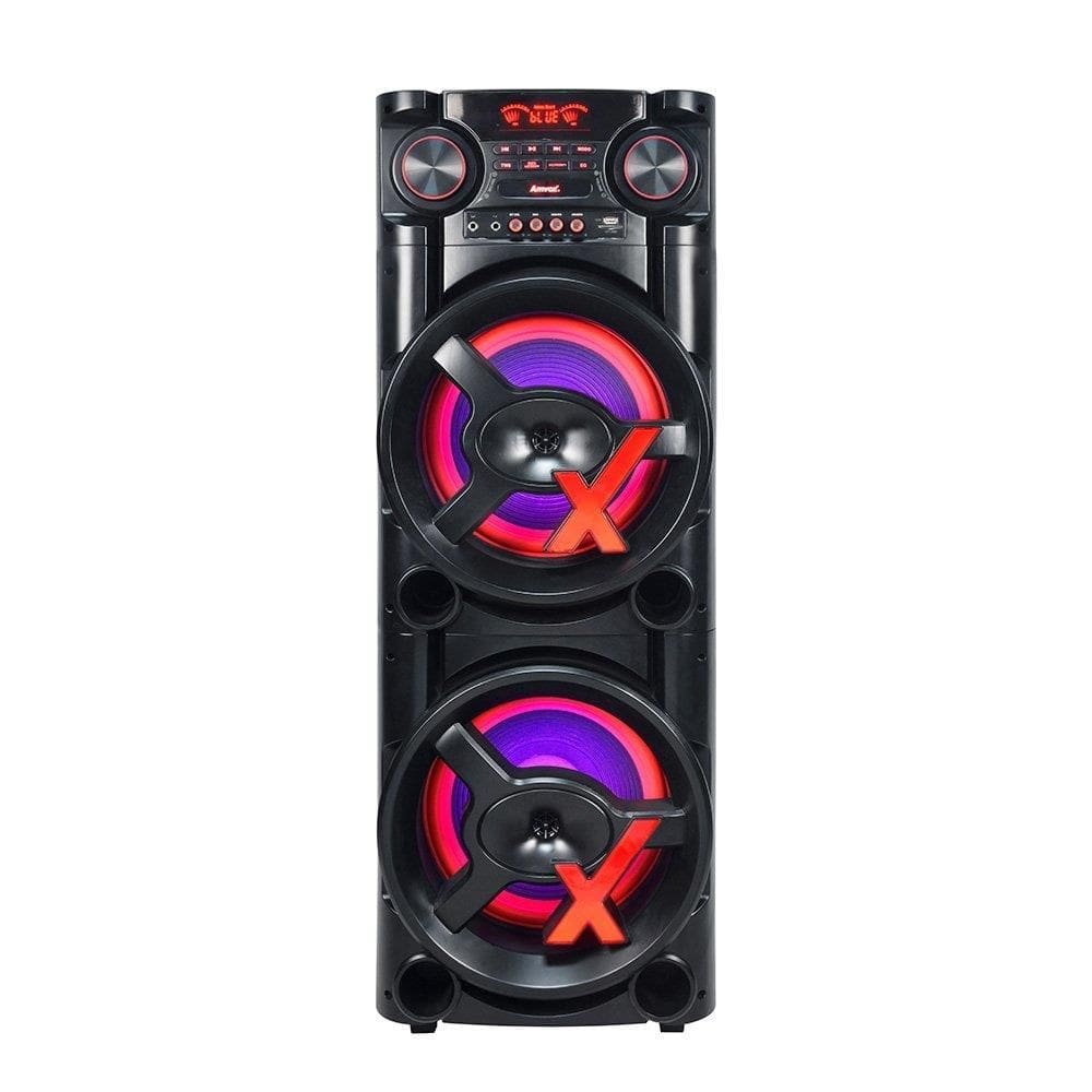 Caixa de Som Amplificada ACA 1900 NEW X | Entrada AUX, USB, Show de LED