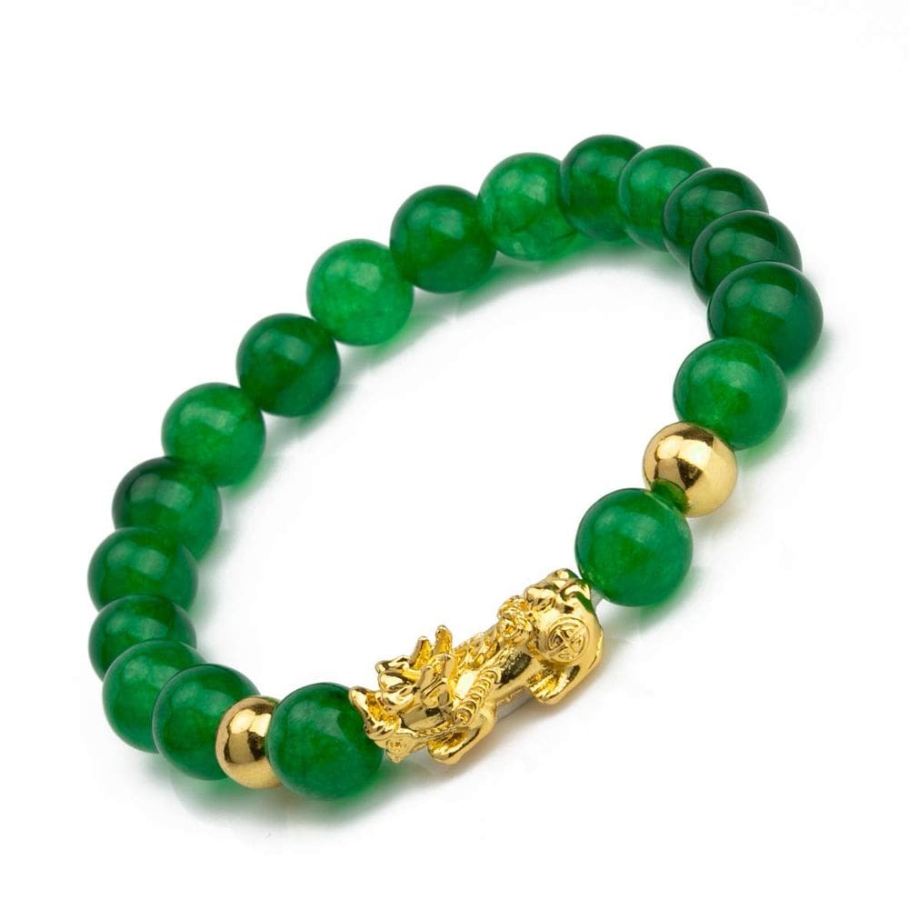 Pulseira ZenBless Fengshui Prosperity Jade Black Obsidian