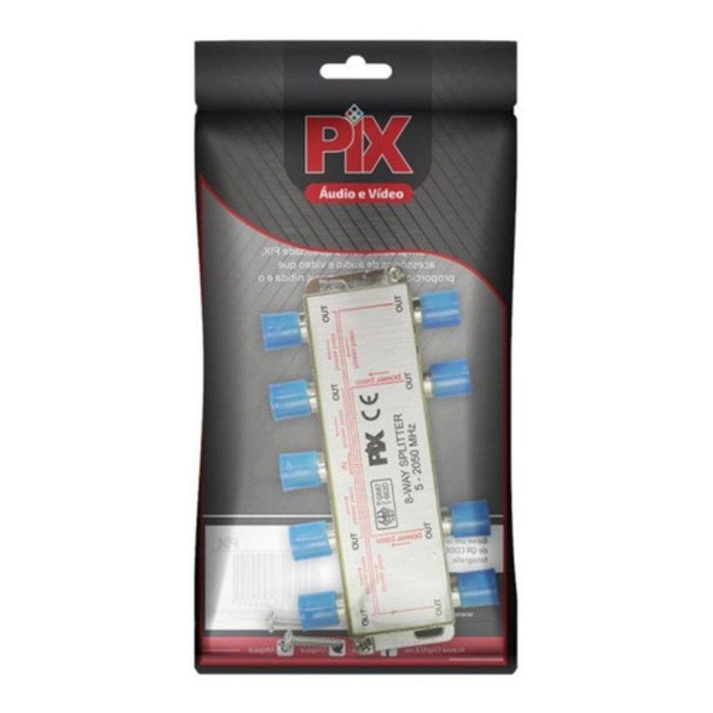 Divisor De Sinal Alta 5-2050Mhz 1X8 Antenas Coletiva E Net