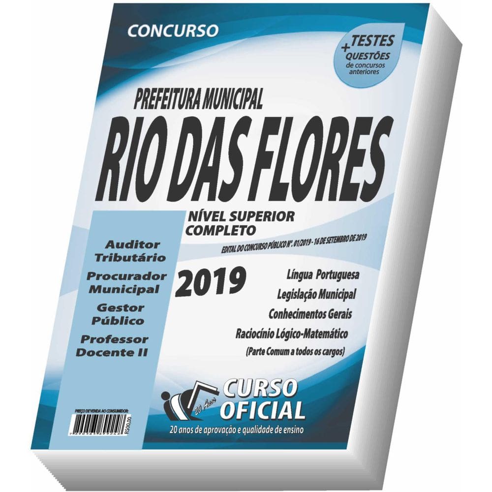 Apostila Prefeitura De Rio Das Flores Nível Superior