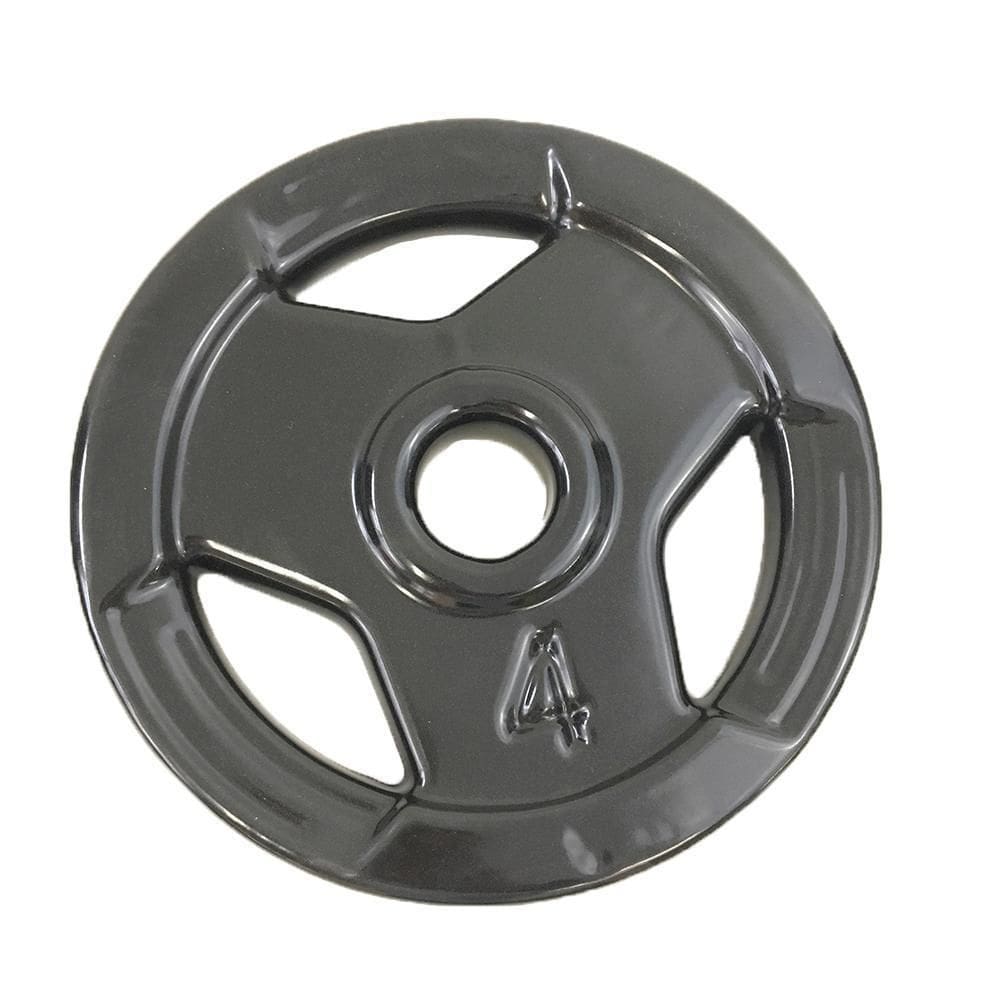 Anilha Sport Emborrachada Furo Standad Ahead Sports 4Kg