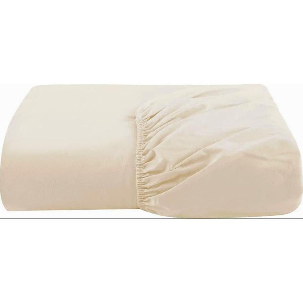 Lençol Queen Com Elástico Avulso Percal 200 Fios Palha