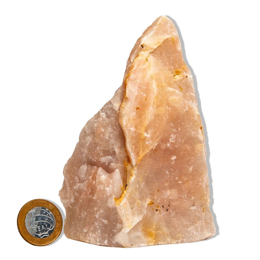 01 Quartzo Goiaba Pé Serrado 8 a 12cm 400 a 500g Tipo B