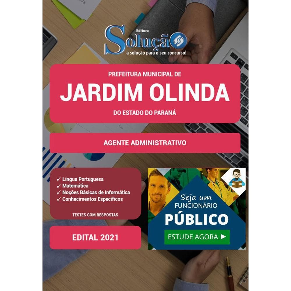 Apostila Prefeitura Jardim Olinda Pr - Agente Administrativo