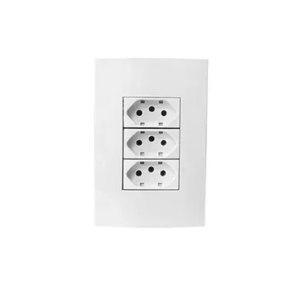 Espelho 4X2 Conjunto 3 10A Ou 20A Margirius