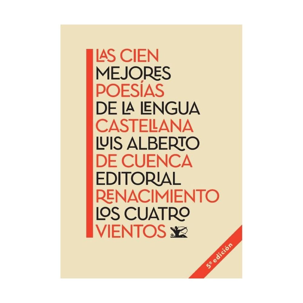 Las cien mejores poesías de la lengua castellana 5ED - Espanhol